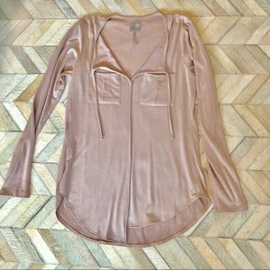 Long sleeve tunic tee